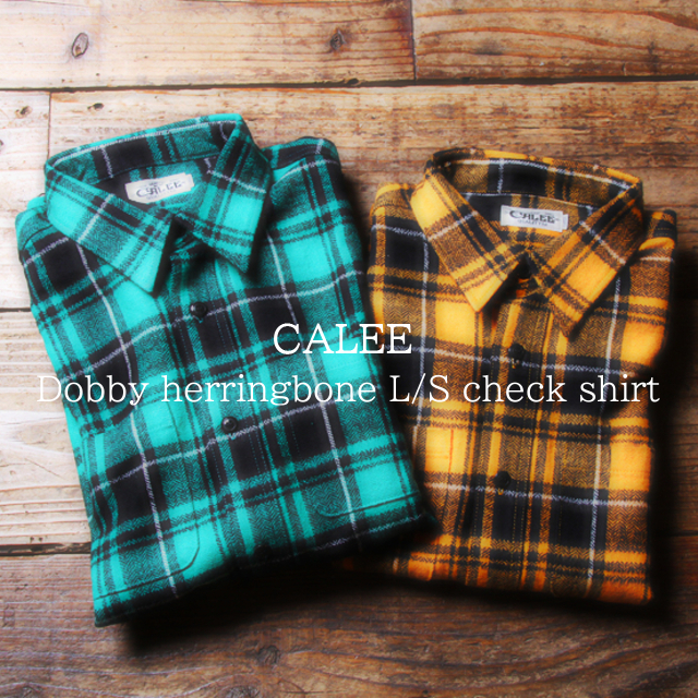 caleeの長袖チェックシャツ - greatriverarts.com